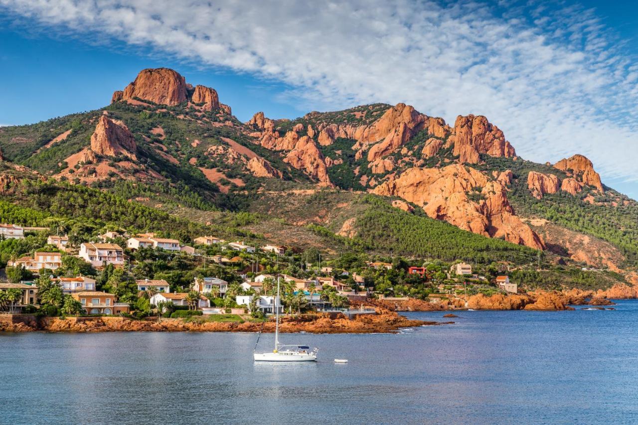 Agay Cap Esterel Le Hameau F2 Clim Plein Sud Dernier Etage Magnifique Vue Mer Saint-Raphael (Var) Exterior foto