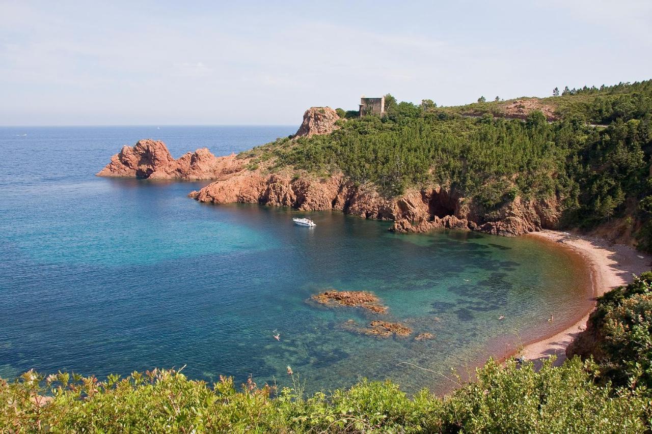 Agay Cap Esterel Le Hameau F2 Clim Plein Sud Dernier Etage Magnifique Vue Mer Saint-Raphael (Var) Exterior foto