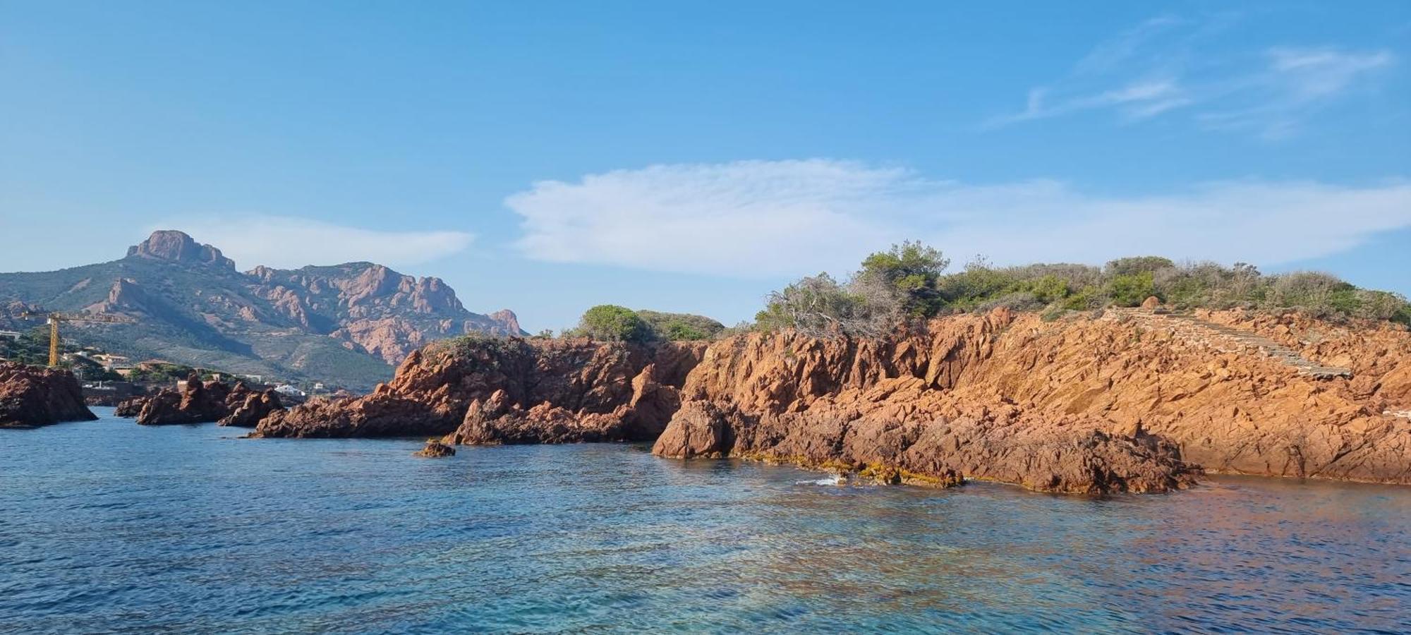 Agay Cap Esterel Le Hameau F2 Clim Plein Sud Dernier Etage Magnifique Vue Mer Saint-Raphael (Var) Exterior foto