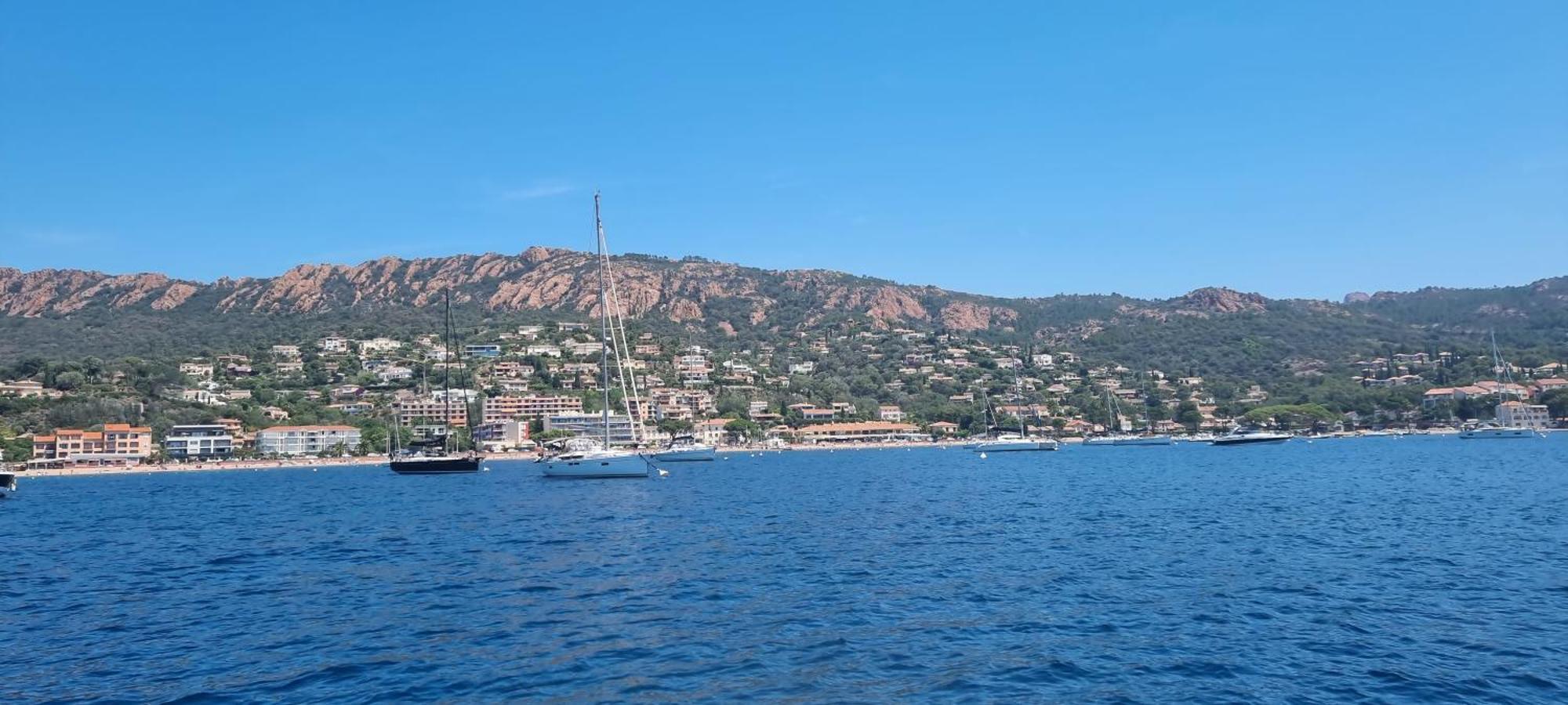 Agay Cap Esterel Le Hameau F2 Clim Plein Sud Dernier Etage Magnifique Vue Mer Saint-Raphael (Var) Exterior foto