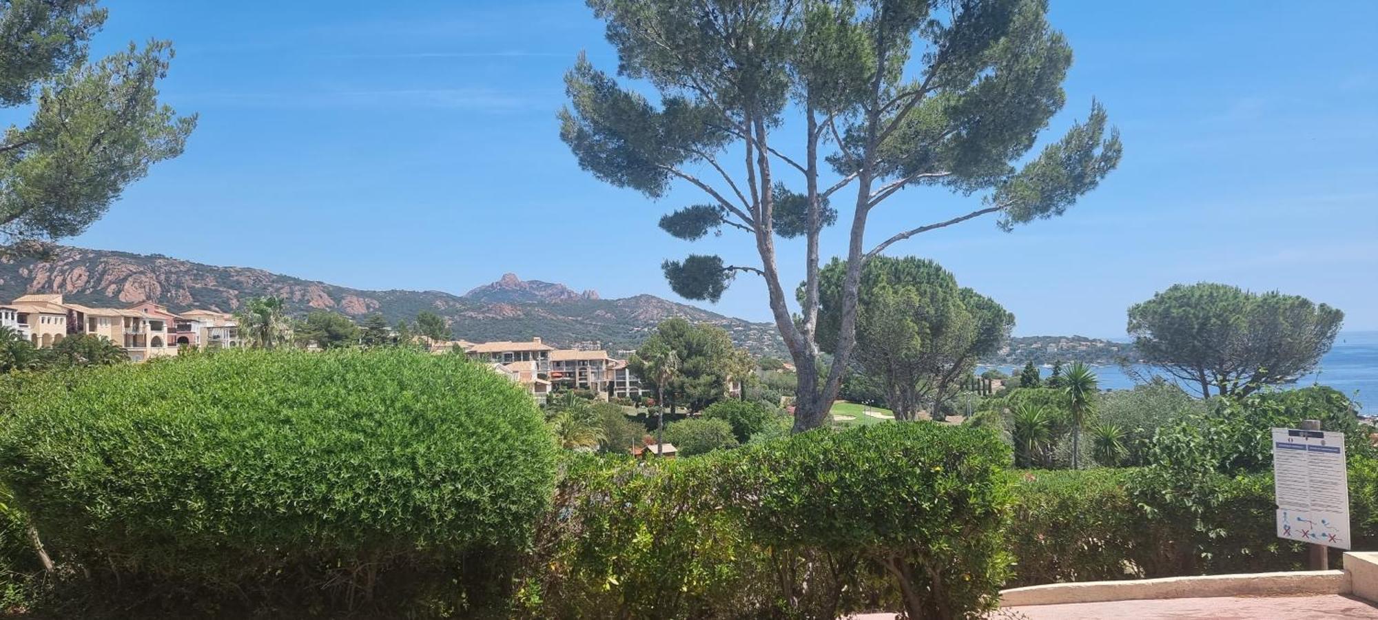 Agay Cap Esterel Le Hameau F2 Clim Plein Sud Dernier Etage Magnifique Vue Mer Saint-Raphael (Var) Exterior foto